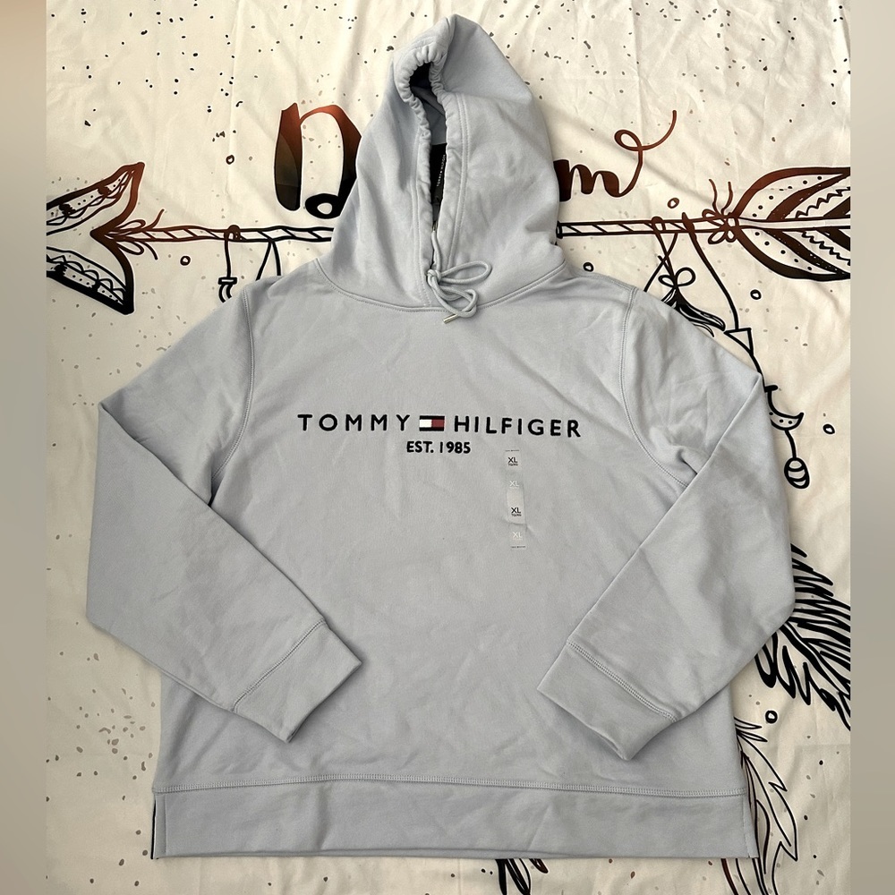 Tommy Hilfiger | Women’s  Hooded Sweater Blue Size XL